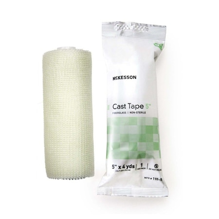 Mckesson White Plaster Bandage, 5 Inch x 4 Yard, 10PK 115-5